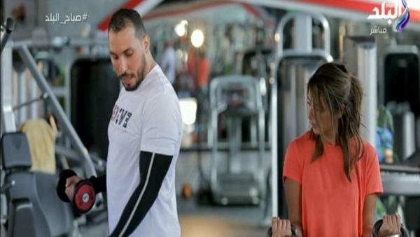 الكابتن حسام أبو هاشم والإعلامية فرح طه