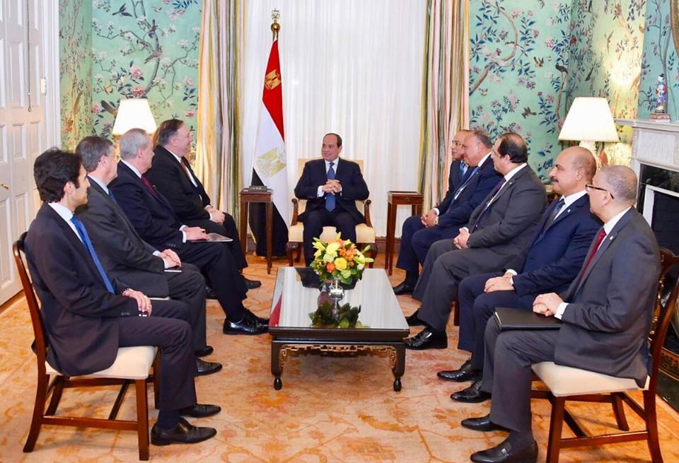 لقاء الرئيس عبدالفتاح السيسي بوزير خارجية الولايات المتحدة لقاء الرئيس عبدالفتاح السيسي بوزير خارجية الولايات المتحدة