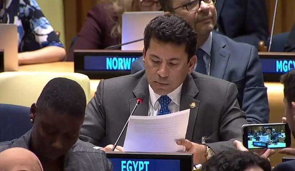 اشرف صبحي:الاستثمار فى الشباب وتمكينهم اولويات الرئيس السيسي