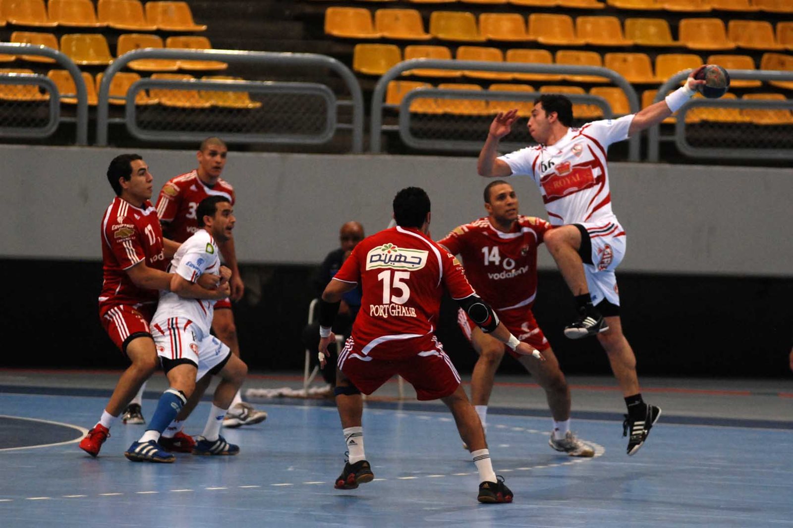 فريق اليد «رجال» بالنادي الأهلي