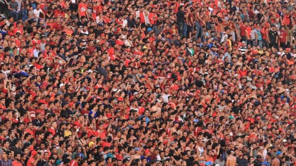 جانب من جماهير الأهلى 