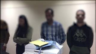 المتهمين بعد ضبطهم