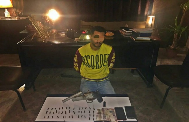 المتهم عقب القبض عليه
