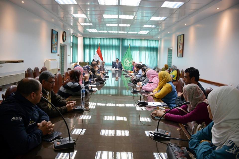محافظ القليوبية يلتقي وفدا من منظومة الشكاوى الحكومية الموحد