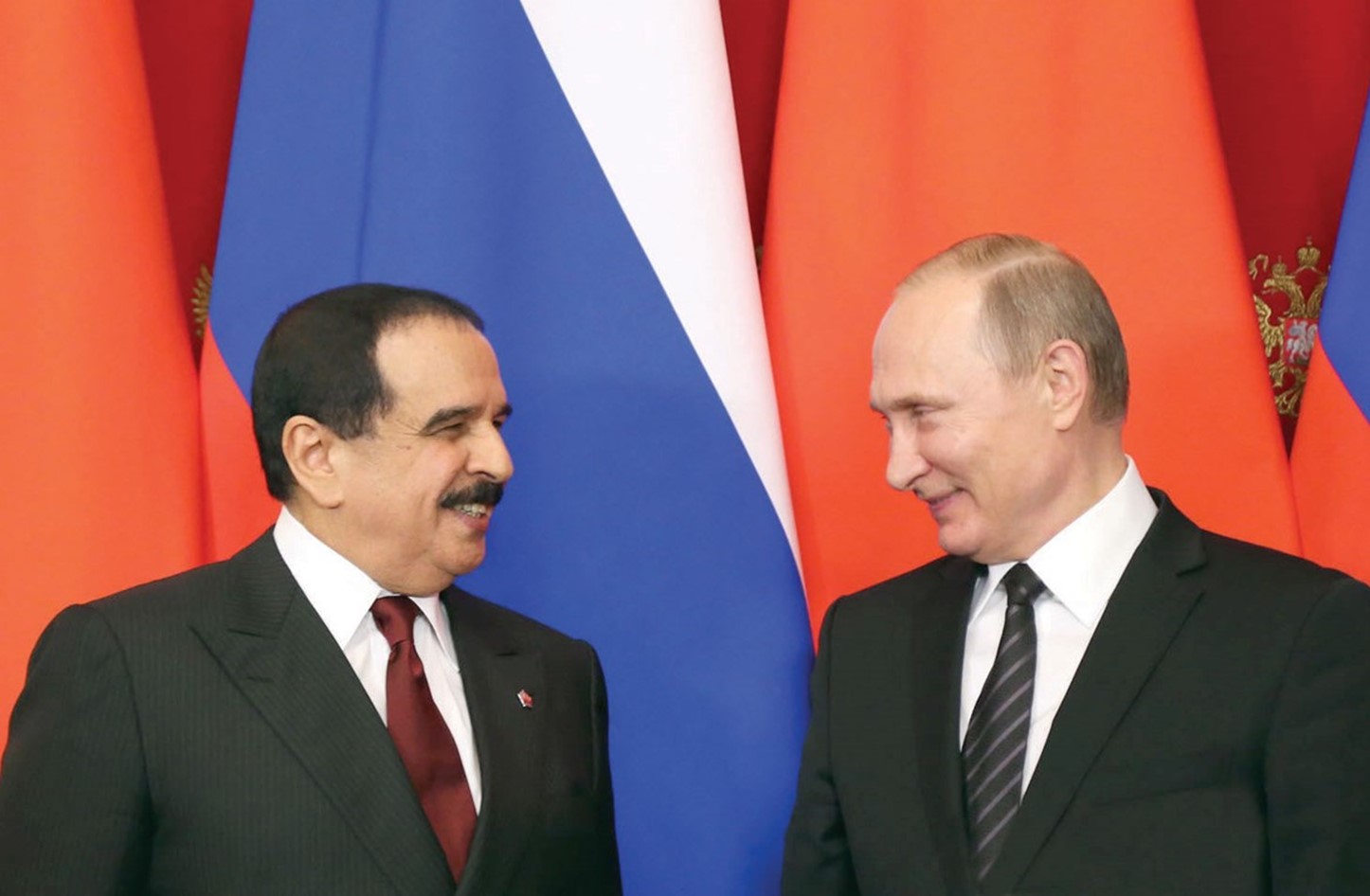 الزعيمان الروسي والبحريني الزعيمان الروسي والبحريني