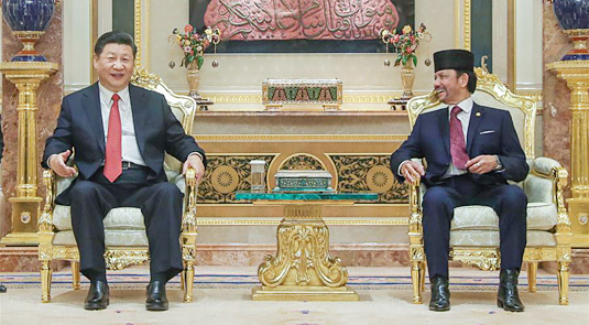 الصين وبروناي