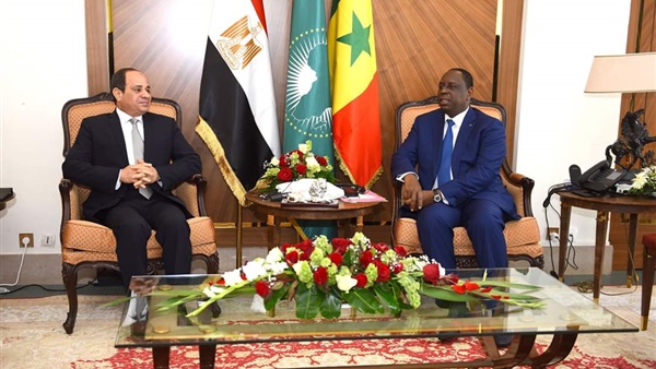 الرئيس السيسي ونظيره السنغالي