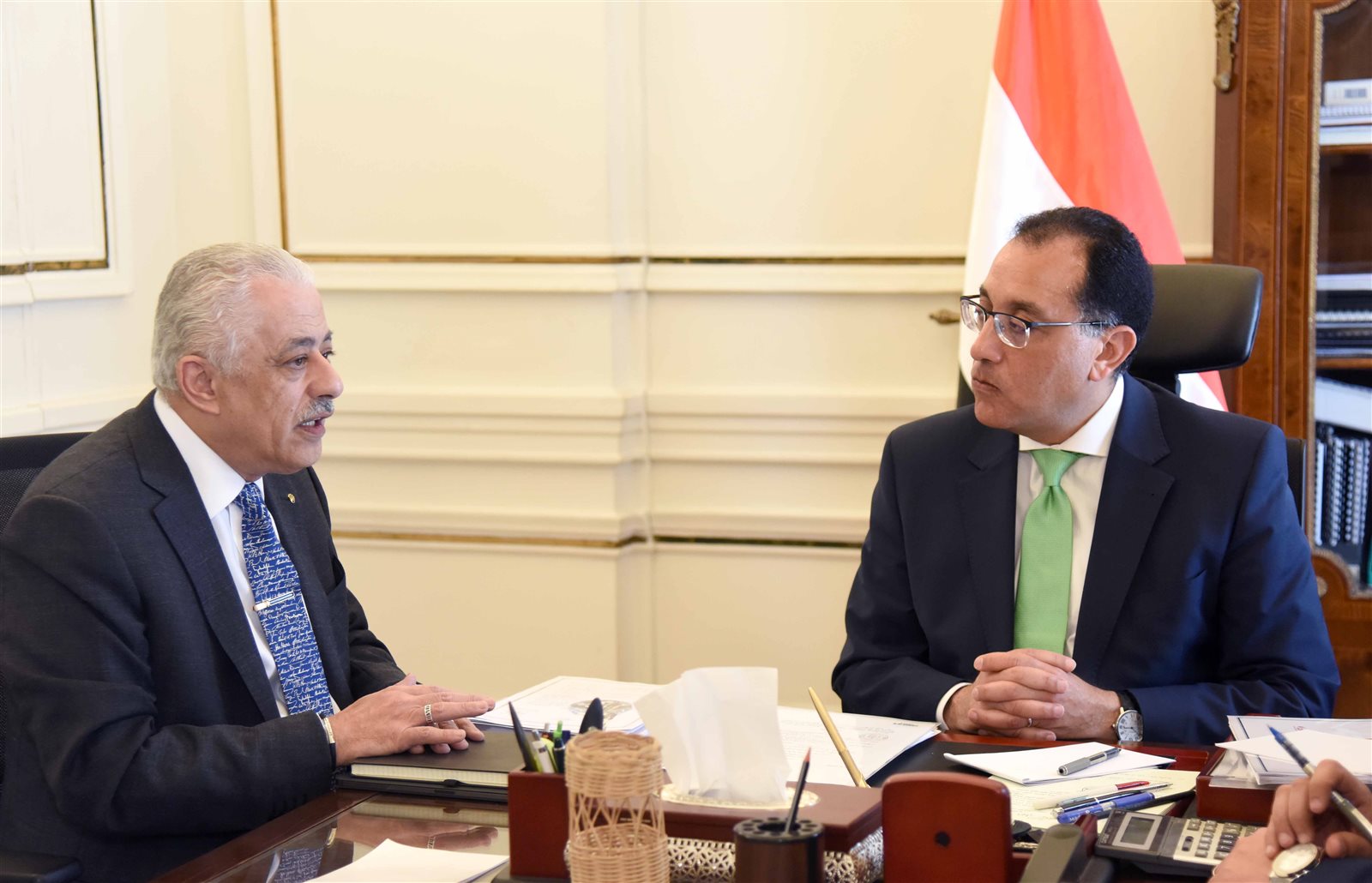  الدكتور مصطفى مدبولى و الدكتور طارق شوقي