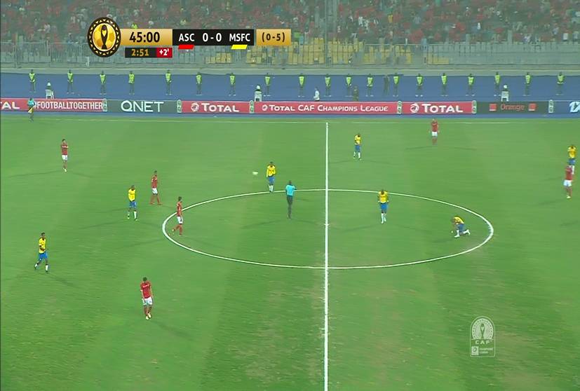 الاهلى وصن داونز 