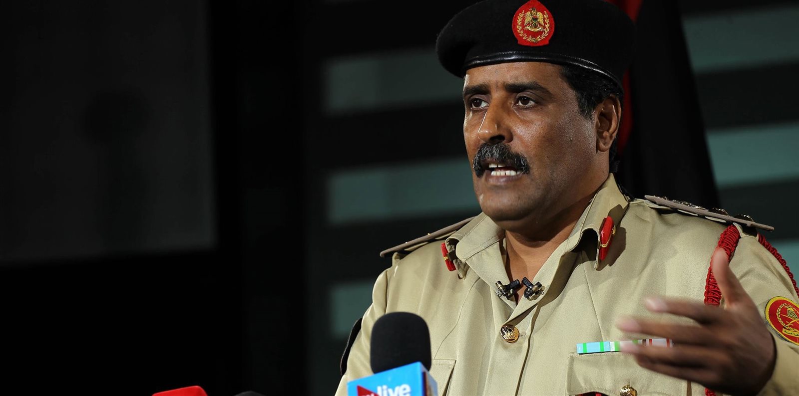اللواء أحمد المسماري ، المتحدث باسم الجيش الليبي