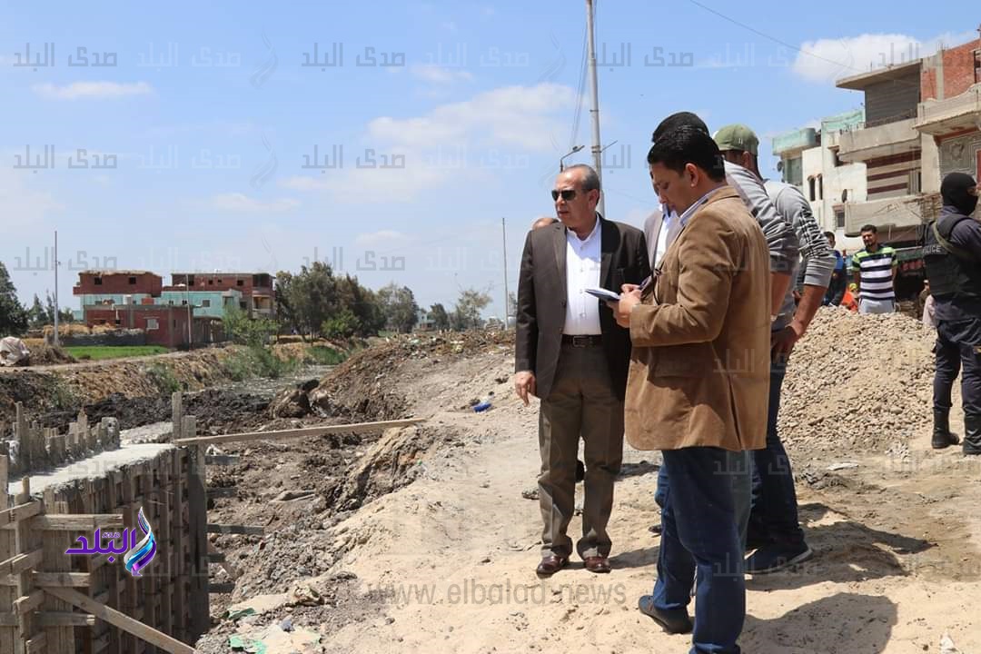 محافظ كفرالشيخ يتفقد إنشاء رافع رى عويرة بتكلفة 4 مليون جنيه
