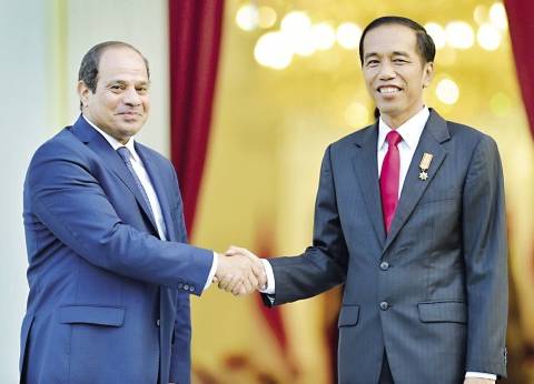 السيسي ورئيس إندونيسيا السيسي ورئيس إندونيسيا