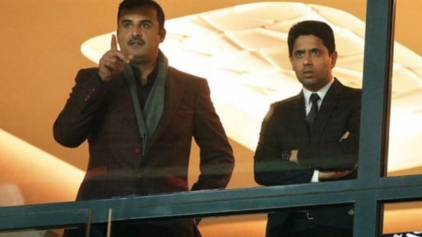 ناصر الخليفي وتميم بن حمد