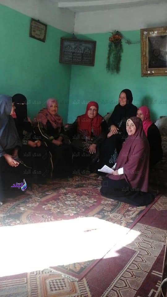 حملة طرق الأبواب ببني سويف للمشاركة في الاستفتاء 