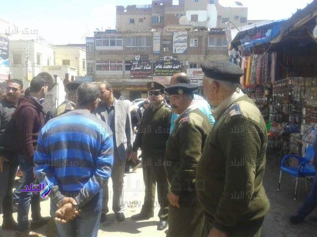 إزالة الإشغالات المخالفة من شوارع مدينة كفرالشيخ