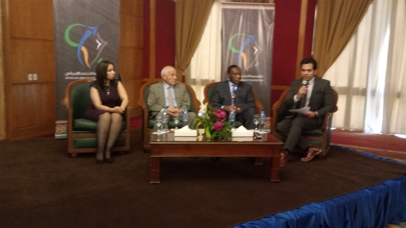 جانب من حفل تدشين مؤسسة الحلم الأفريقي