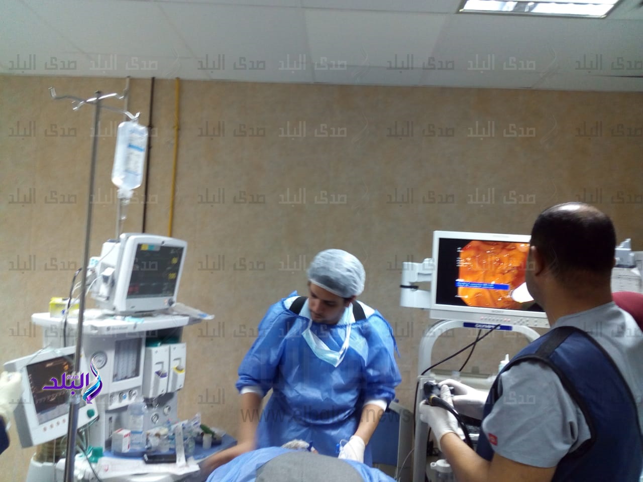 ورشة عمل لمناظير الجهاز الهضمي خلال مؤتمر بطب كفر الشيخ