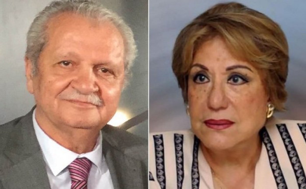 سميحة أيوب وأحمد النحاس