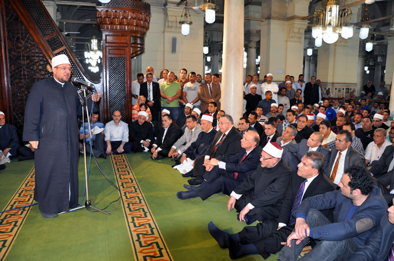 احتفال الأوقاف بليلة النصف من شعبان