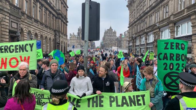 احتجاجات المناخ في لندن