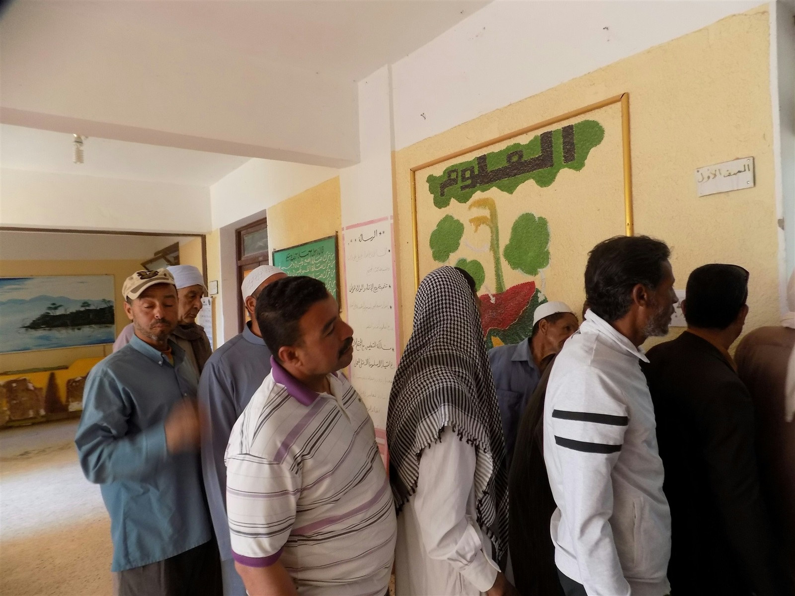  أول أيام الاستفتاء على الدستور