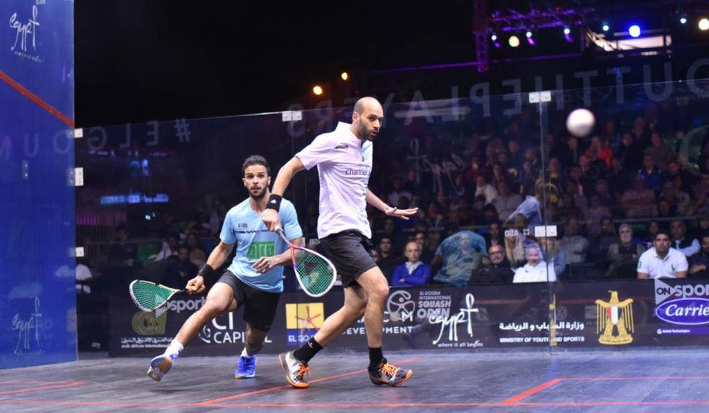 الشوربجي يقصي أبو الغار من بطولة الجونة الدولية للإسكواش