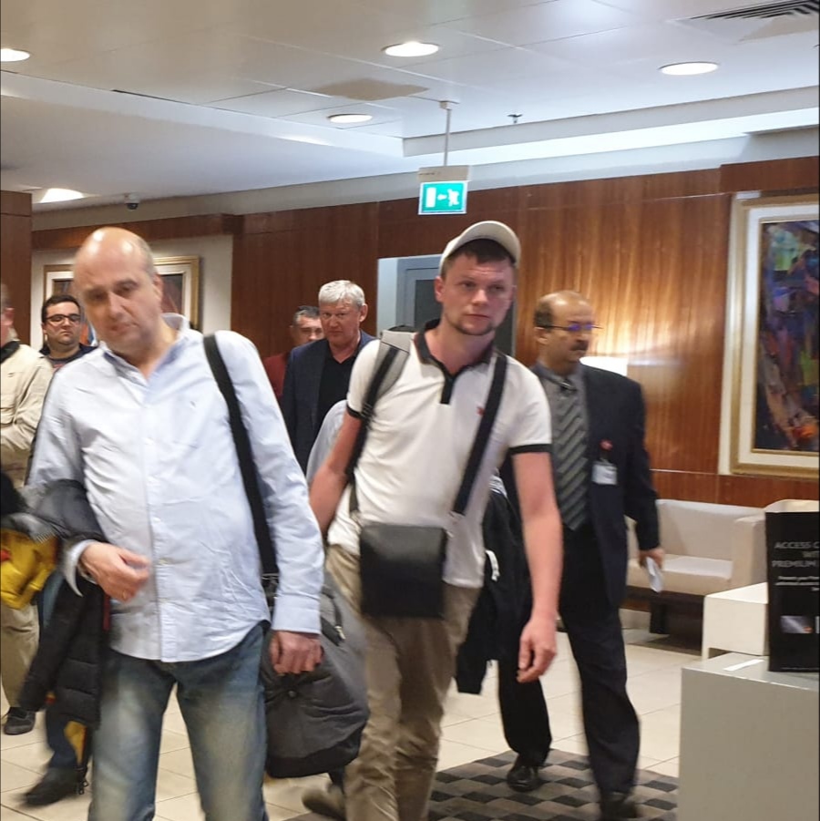 الوفد الروسي 