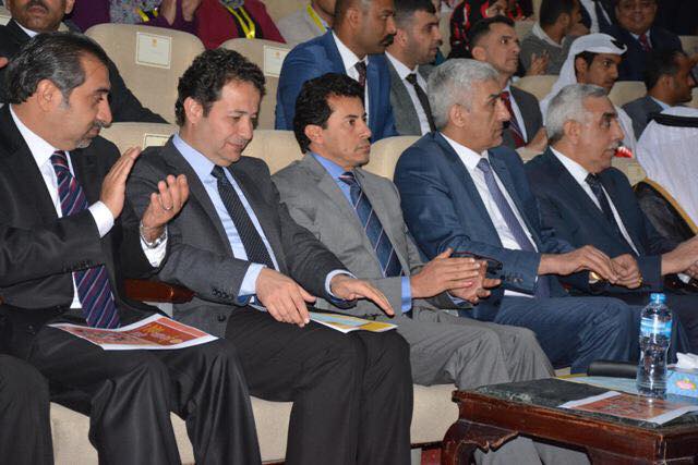 أشرف صبحي يفتتح الملتقي العربي والافريقي أشرف صبحي يفتتح الملتقي العربي والافريقي