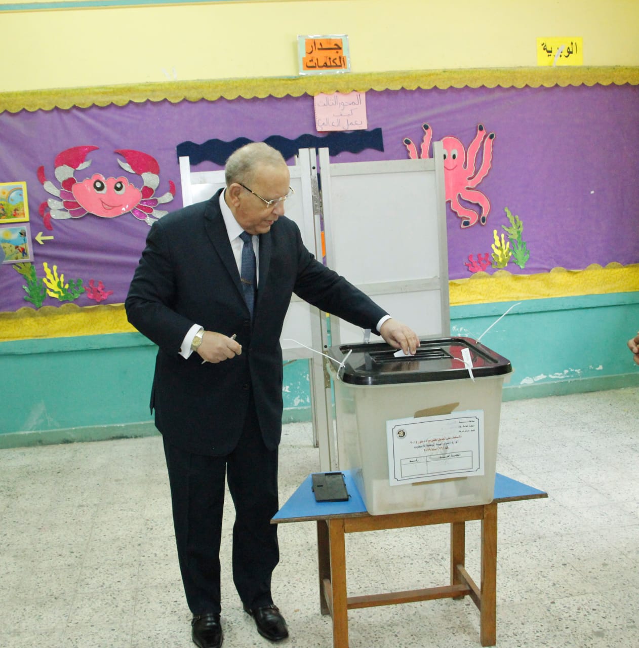 المستشار حسام عبد الرحيم وزير العدل