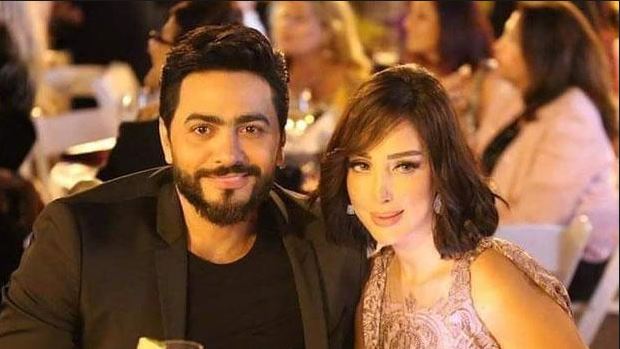 زوجة تامر حسني