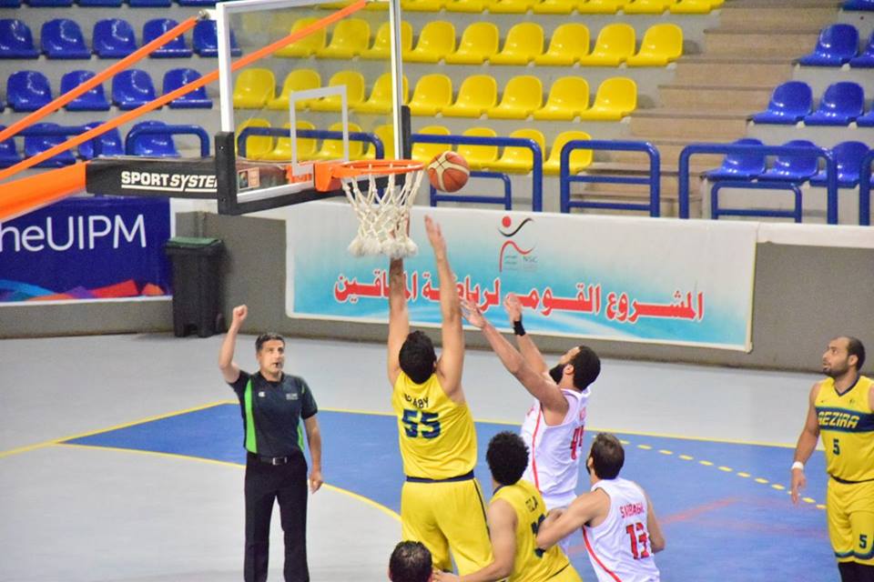 الزمالك والجزيرة دورى السلة 