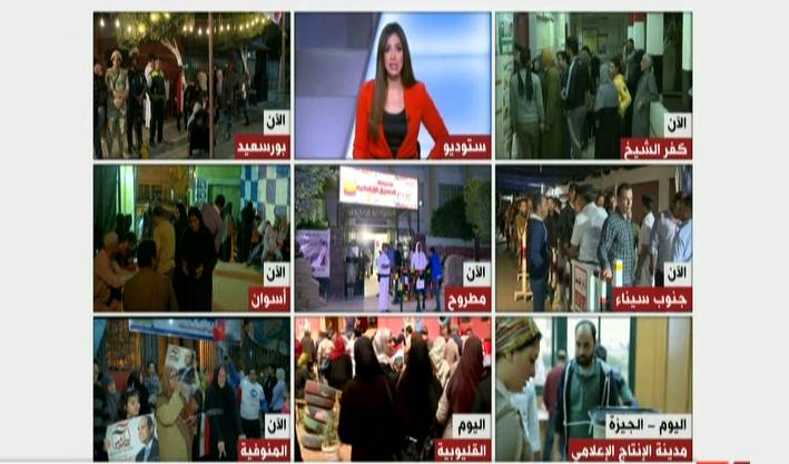 جانب من تصويت المصريين في الاستفتاء 