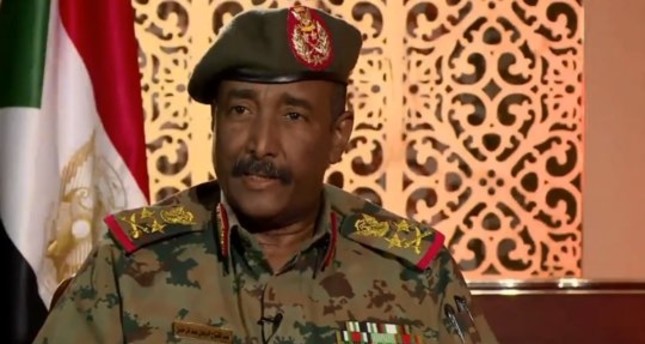 عبد الفتاح البرهان رئيس المجلس العسكري الانتقالي في السودان