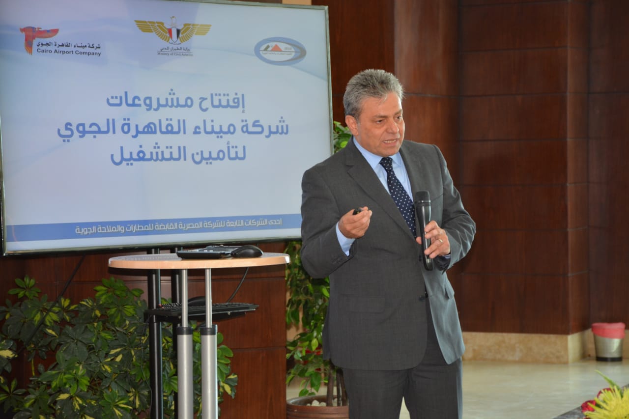 المهندس أحمد فوزى رئيس شركة ميناء القاهرة الجوي