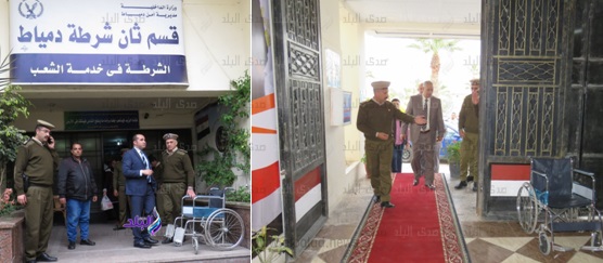 تفقد المواقع الشرطية بدمياط تفقد المواقع الشرطية بدمياط