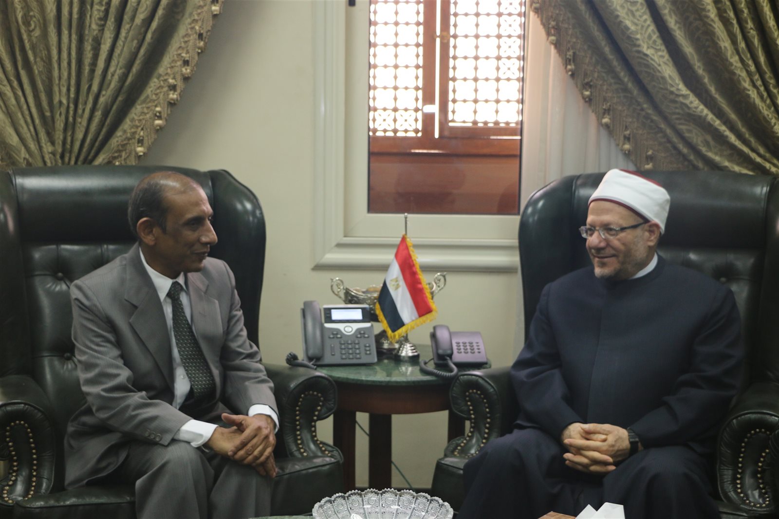 مفتي الجمهورية خلال إستقباله  سفير الهند فى القاهرة  مفتي الجمهورية خلال إستقباله  سفير الهند فى القاهرة