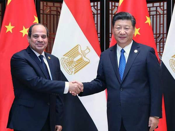 الرئيس السيسي والرئيس الصيني