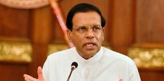 الرئيس السريلانكي مايثريبالا سيريسينا