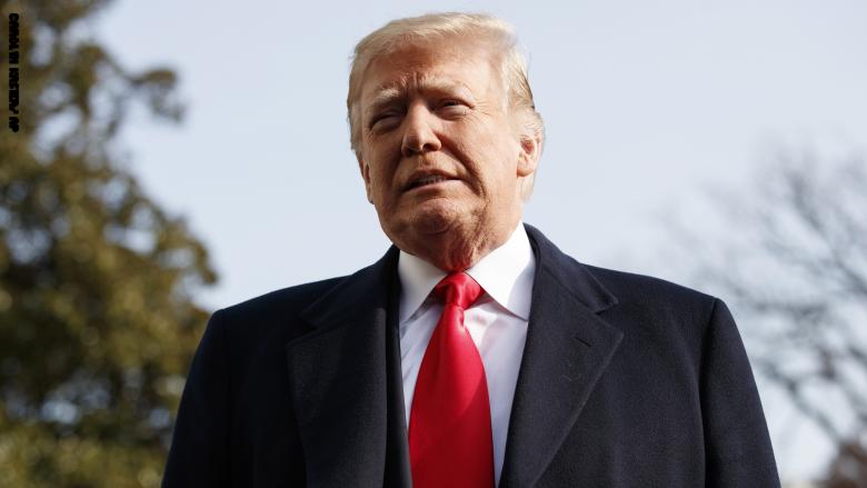 الرئيس الأمريكي دونالد ترامب