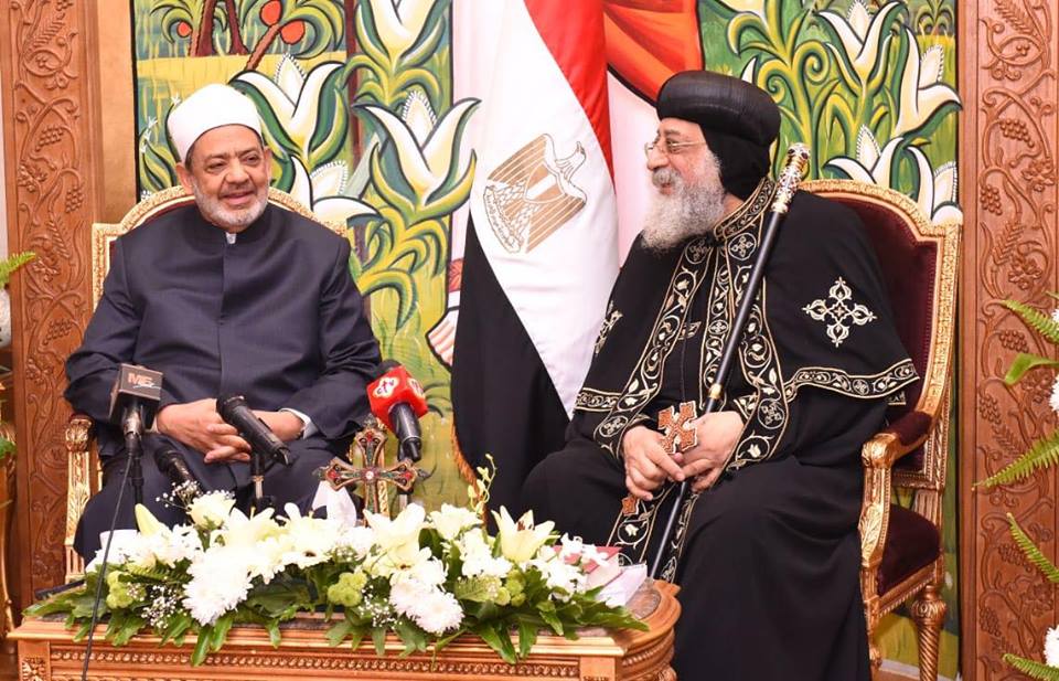 البابا تواضروس الثاني وشيخ الأزهر