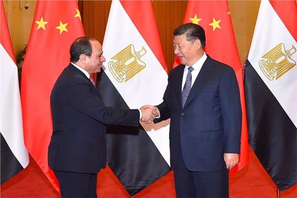 الرئيس السيسي ونظيره الصيني