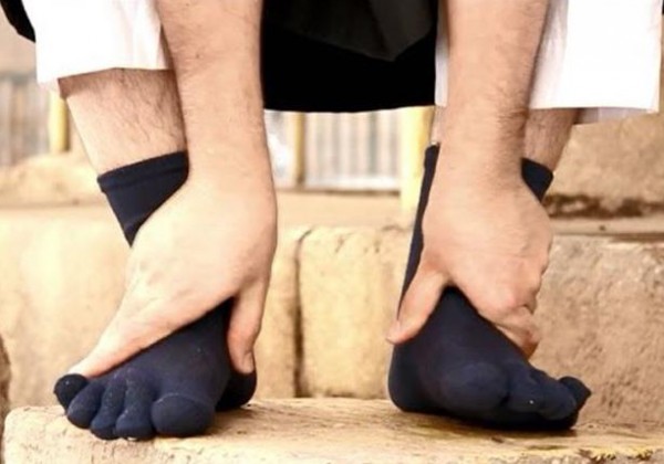 المسح على الجورب