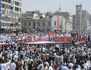 احتجاجات في دير الزور 