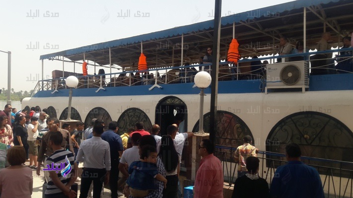 زحام على المتنزهات والعبارات النهرية لقضاء شم النسيم بأسيوط