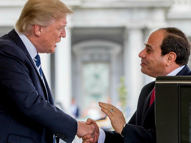 الرئيس السيسي ودونالد ترامب