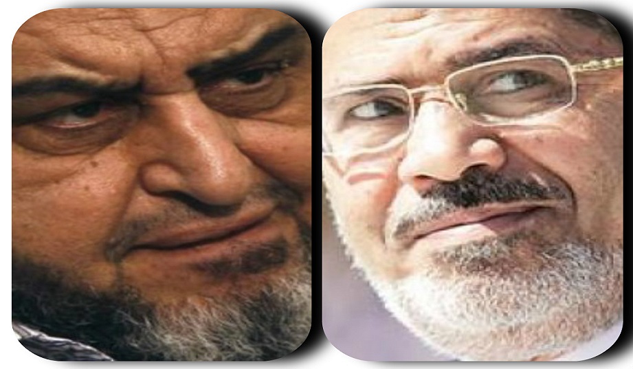 المعزول مرسي وخيرت الشاطر