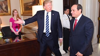 الرئيسان السيسي وترامب