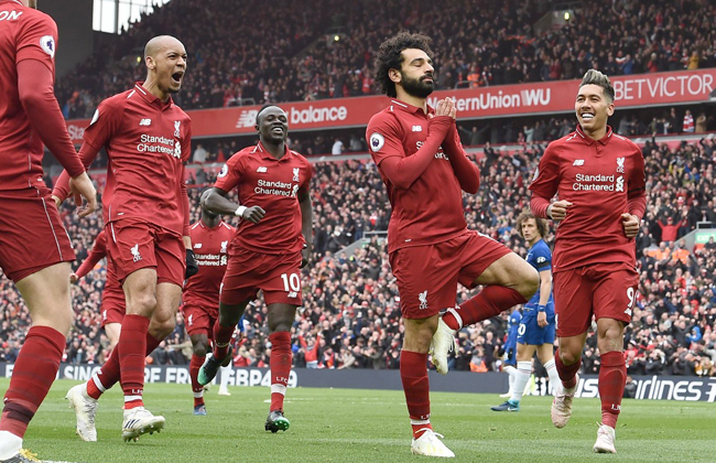 محمد صلاح  نجم ليفربول