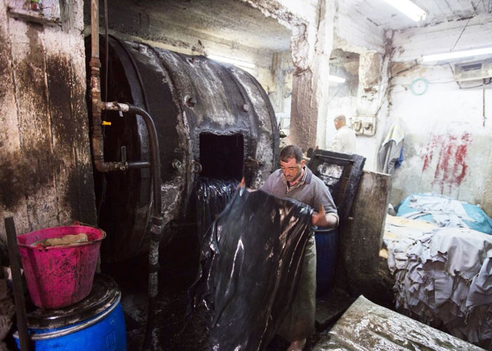 مدابغ جلود مجرى العيون