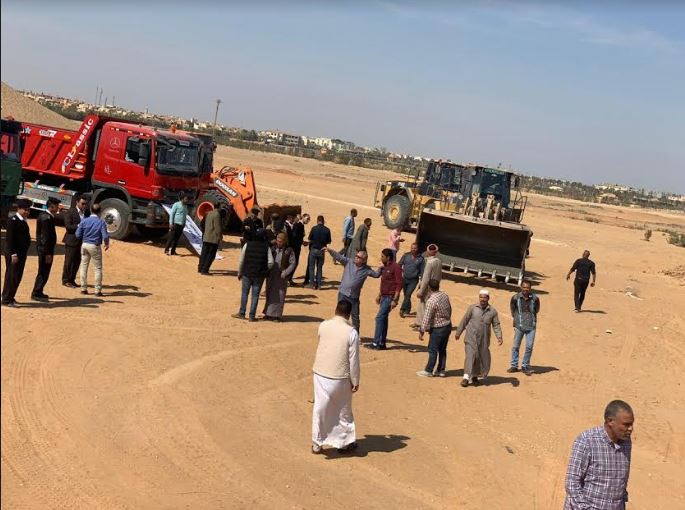 استرداد قطعة أرض بمساحة 158 فدانا بمدينة 6 أكتوبر استرداد قطعة أرض بمساحة 158 فدانا بمدينة 6 أكتوبر